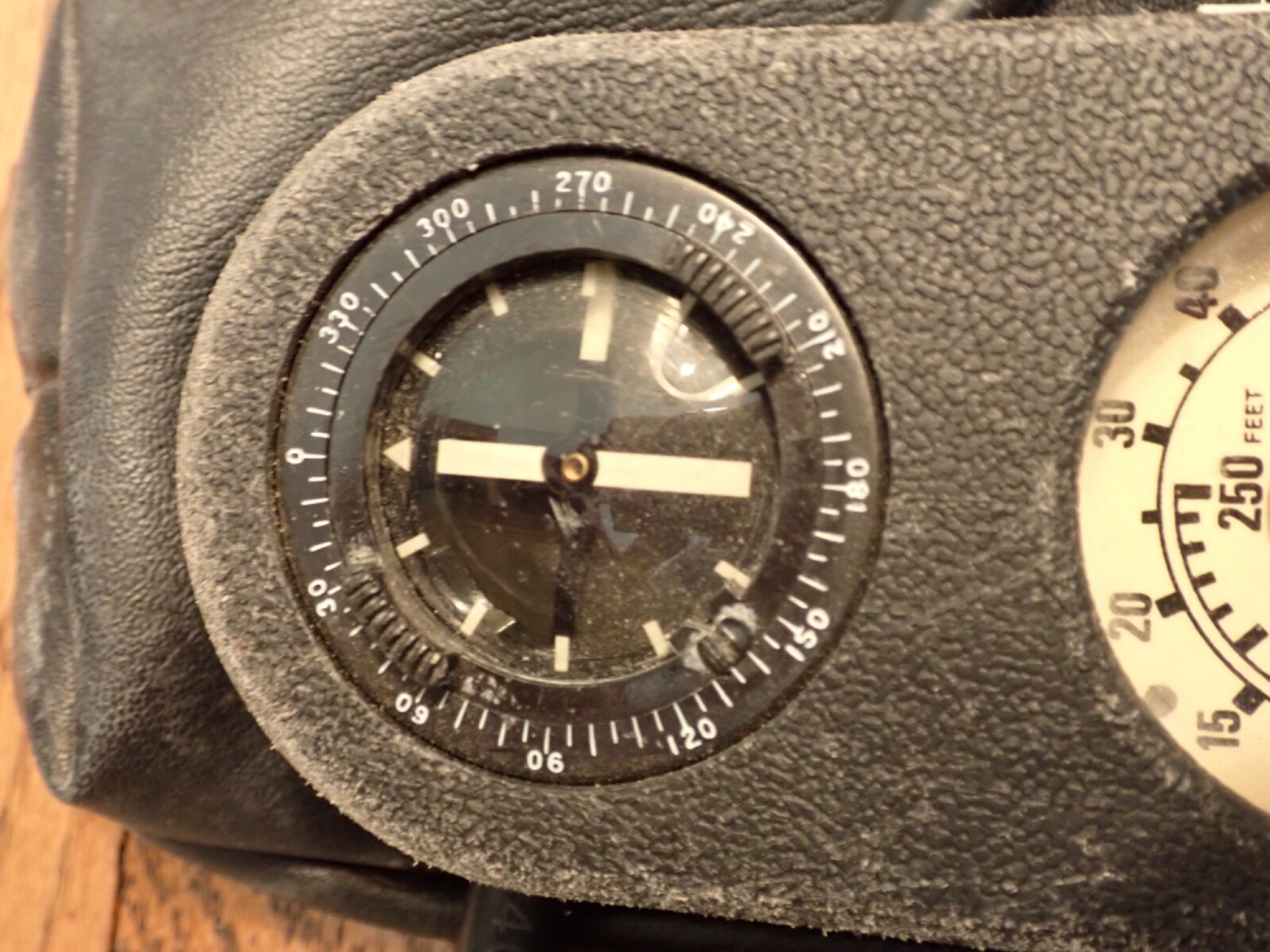 Pennform Scubapro Scuba Console & Princeton Bottom Timer Nice Untested