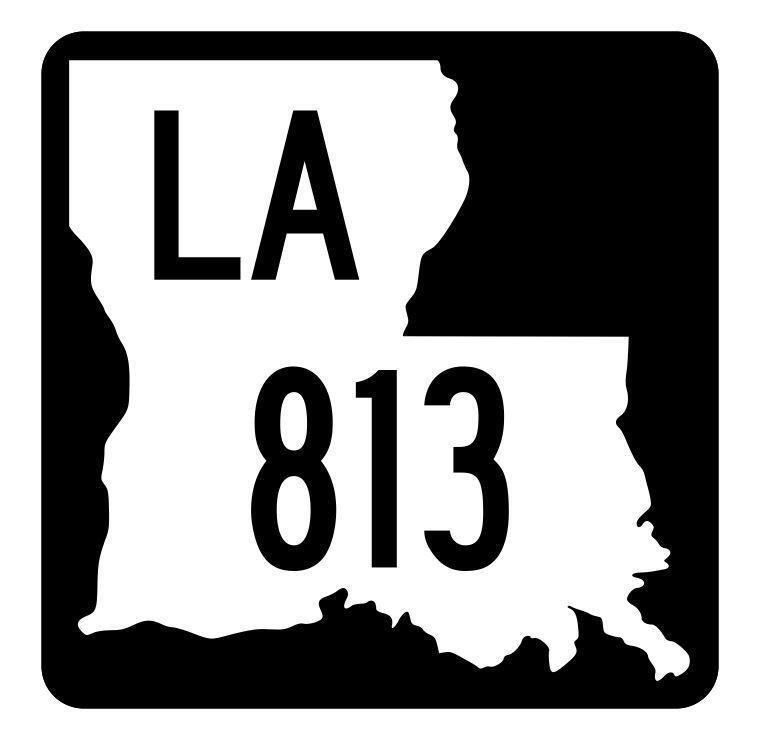 Louisiana State Highway 813 Sticker Decal
