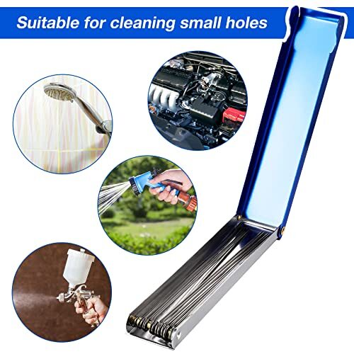 4 Pcs Torch Tip Cleaner Set Carb Jet Cleaner for Cleaning Welding Cutting