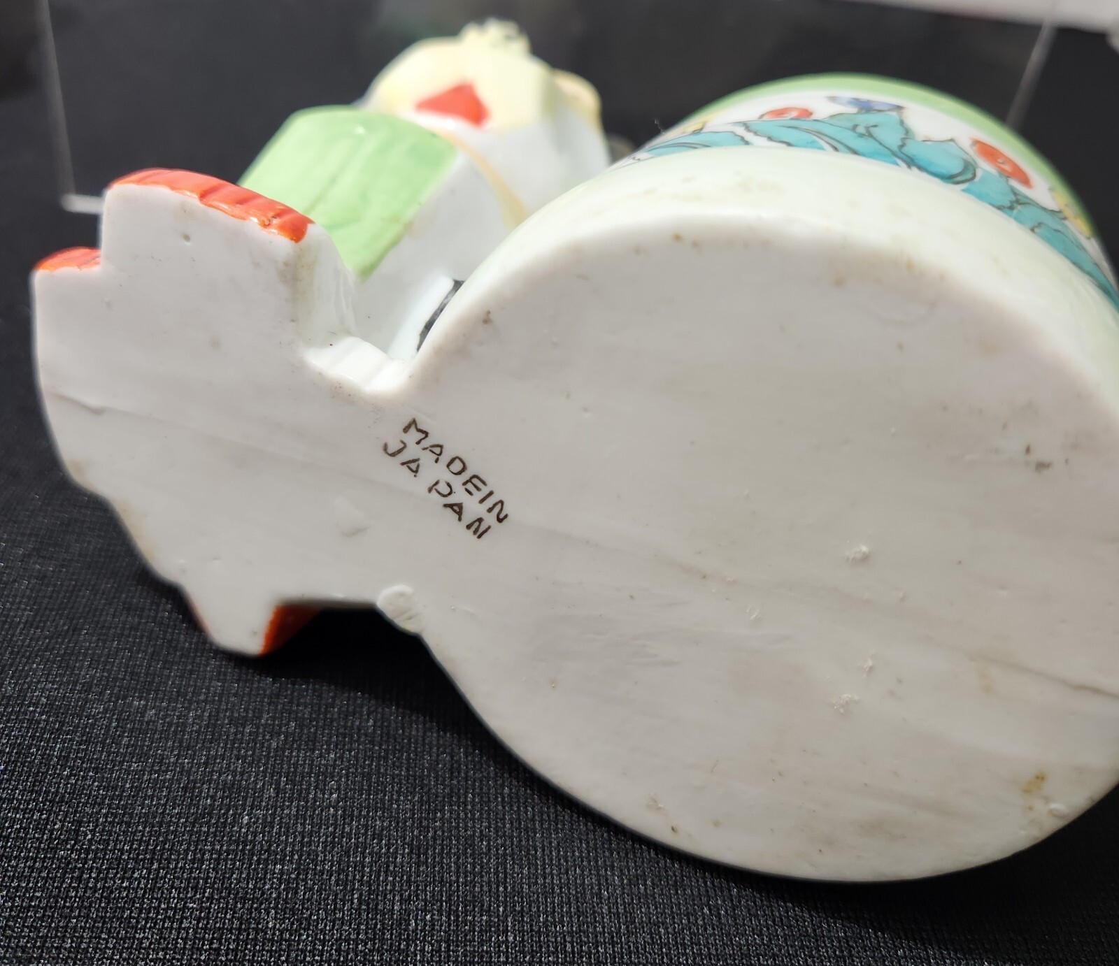 Vintage Art Deco Ceramic Dog Planter 3.5" x 5"