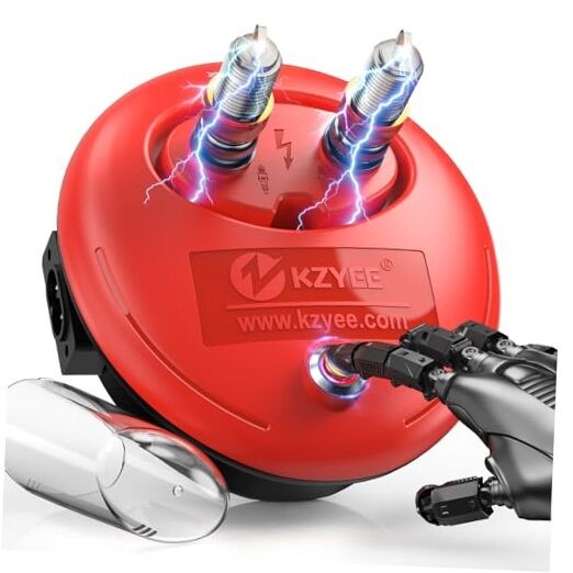 KS30 Spark Plug Tester – One-Tap Ignition Coil & Spark Plug Test Tool, Red