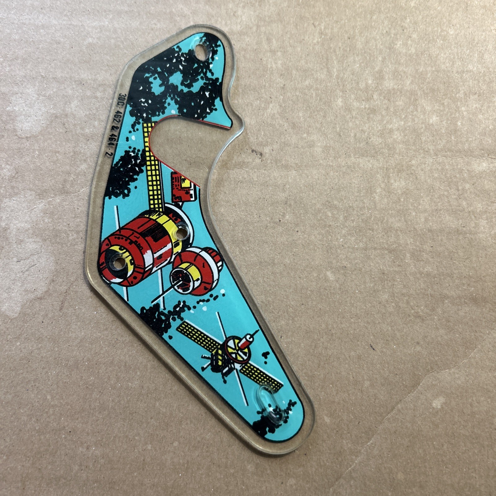 Space Mission  464–2 Playfield Pinball Plastic Part Bp1 add ship .10
