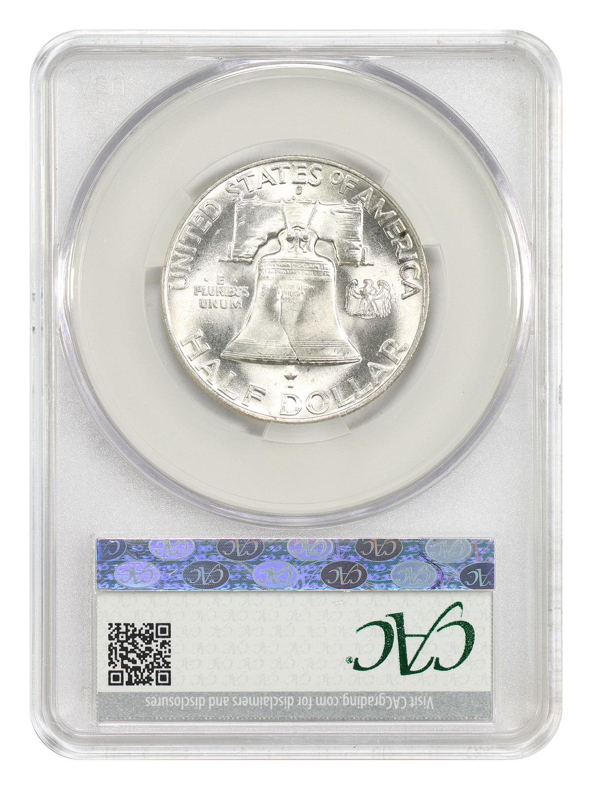 1951-D 50C CACG MS62FBL - Franklin Half Dollar