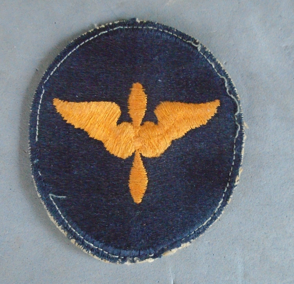 US Army Air Force cadet patch, black
