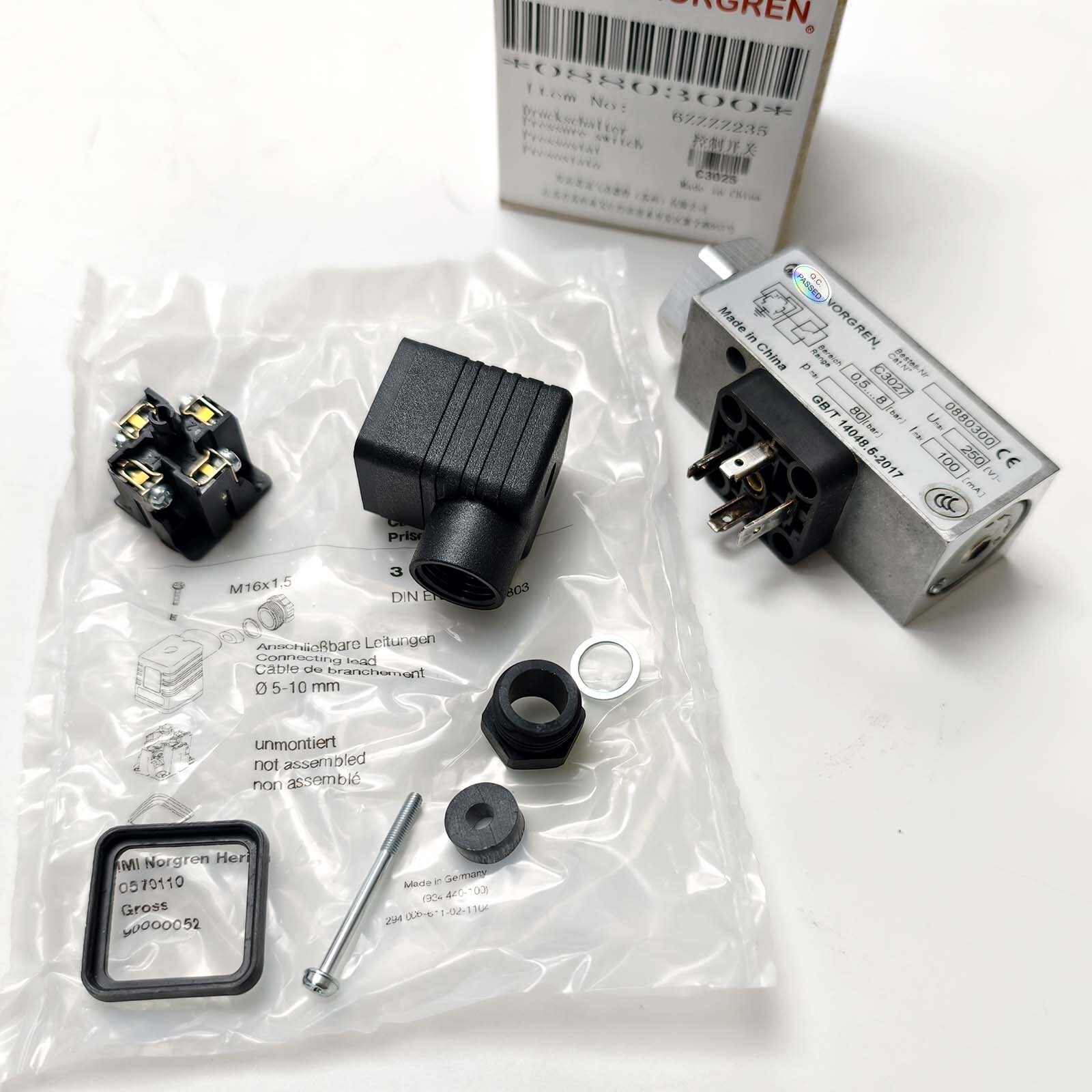 1pcs Pressure Switch for Norgren 0880300