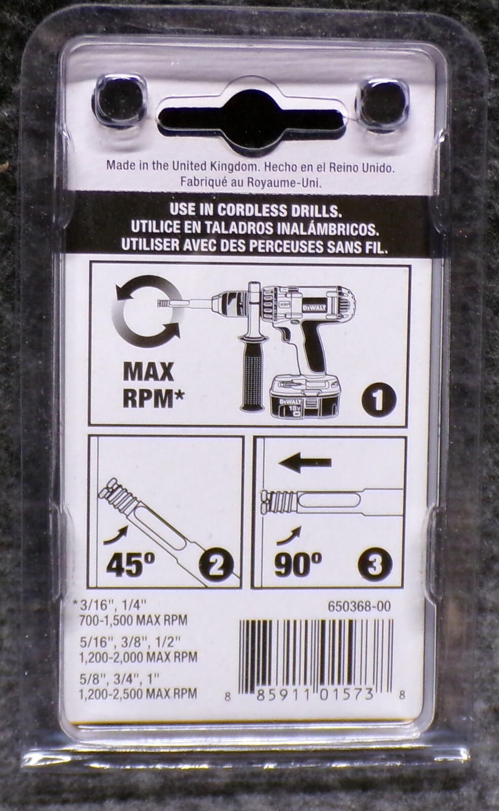Dewalt 3/8" Diamond Drill Bit Welded Diamond Tip DW5576