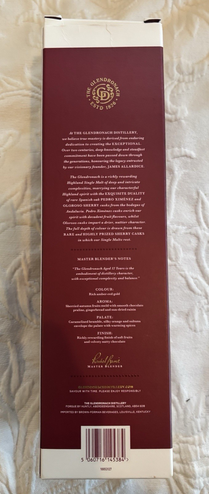 Glenrodach 12 Year Single Malt Scotch Whisky Empty Bottle Cork