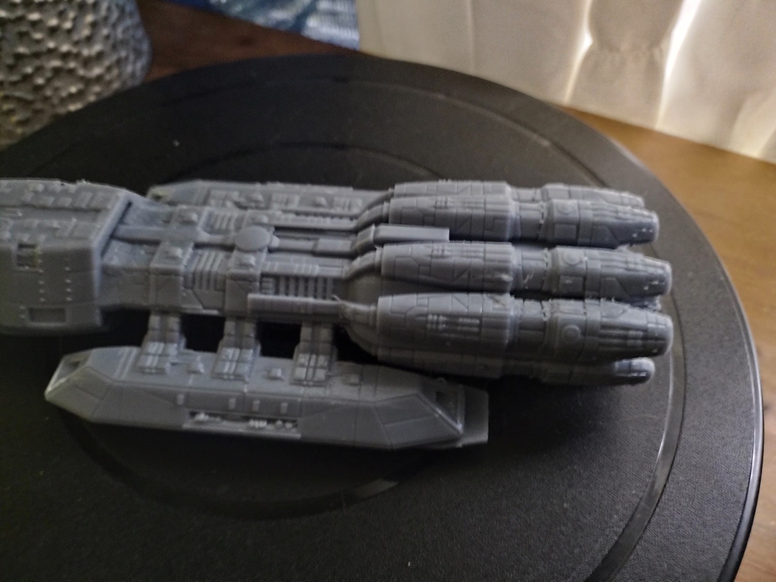 Battlestar Pegasus 3D Resin Print 8.75 " In Length