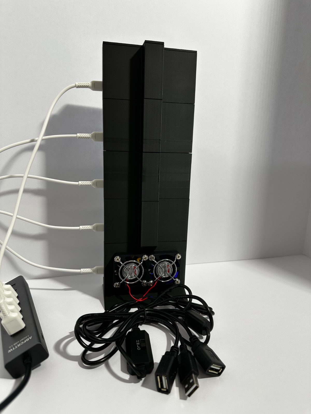 NerdMinerV2 Case A.S.T.R.A. Cooling Tower (5 Stack Tower)