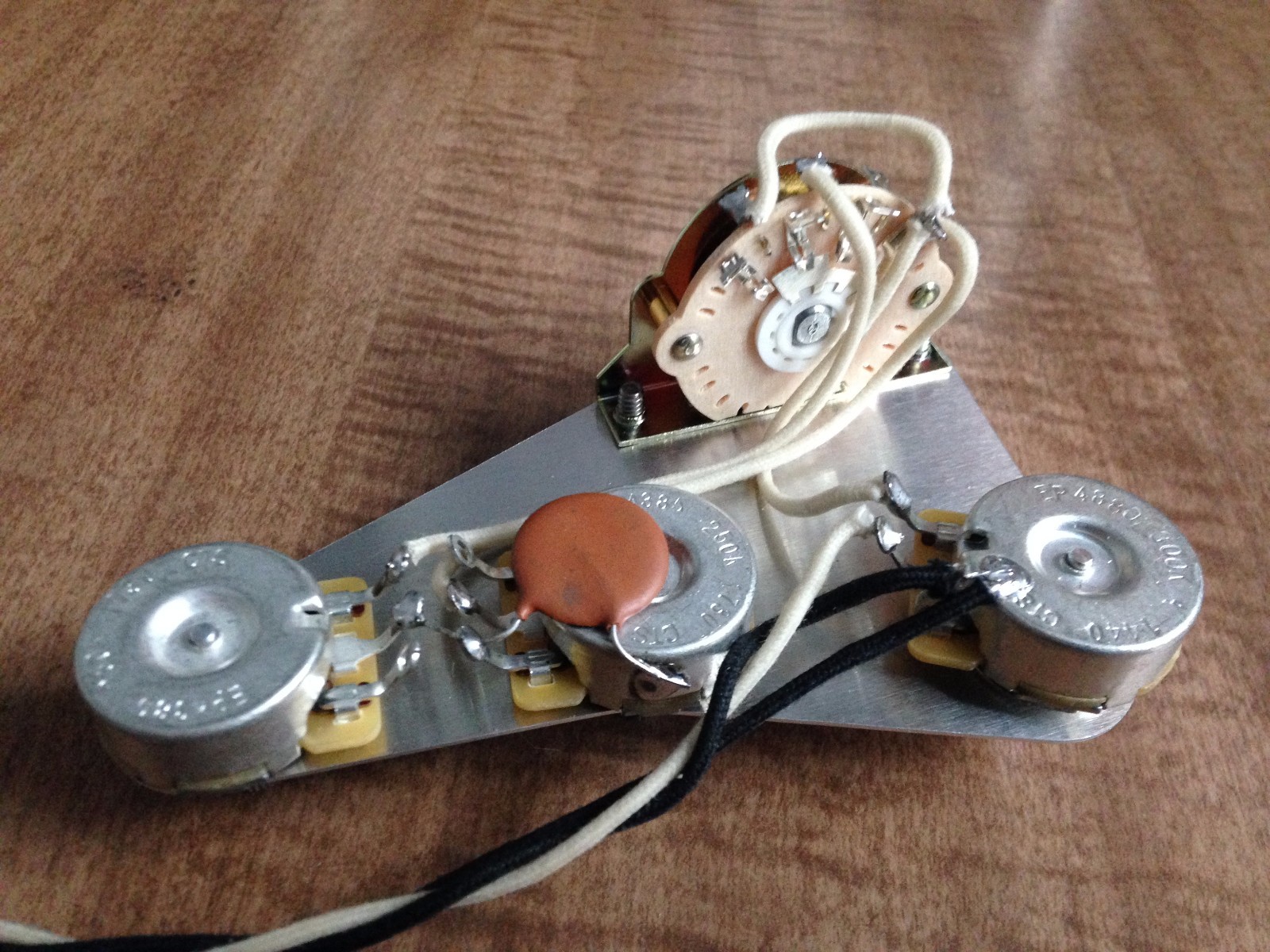 Eric Johnson Fender Stratocaster Wiring Harness 300k CTS Pot, .1uf Cap, 5 Way