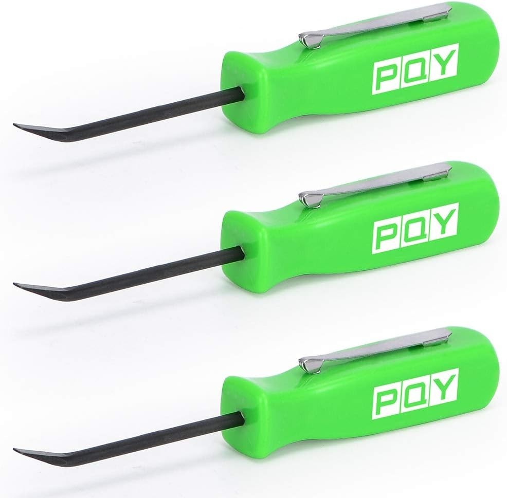 Durable Mini Pocket Pry Bar with Clip – 4.5” Green Tool for DIY Projects