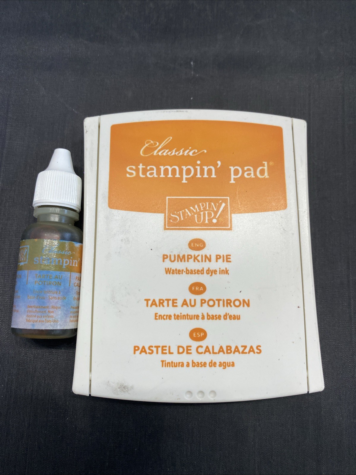 Retired Stampin' Up! Ink Pad and Reinker Pumpkin Pie