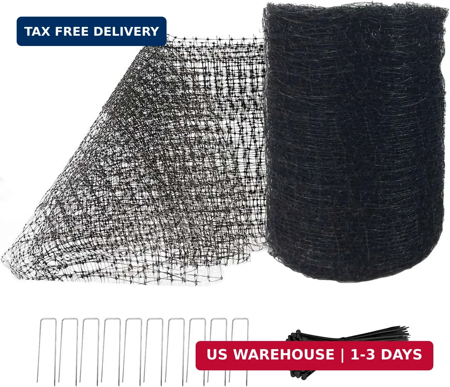 Feitore Deer Fence Netting, 7 x 100 Feet Anti Bird Deer Protection Net Reusable