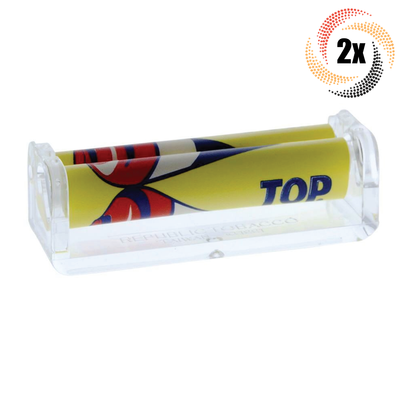 2x Rollers Top Premium Cigarette Rolling Machine | 70MM | + 2 Free Rolling Tubes