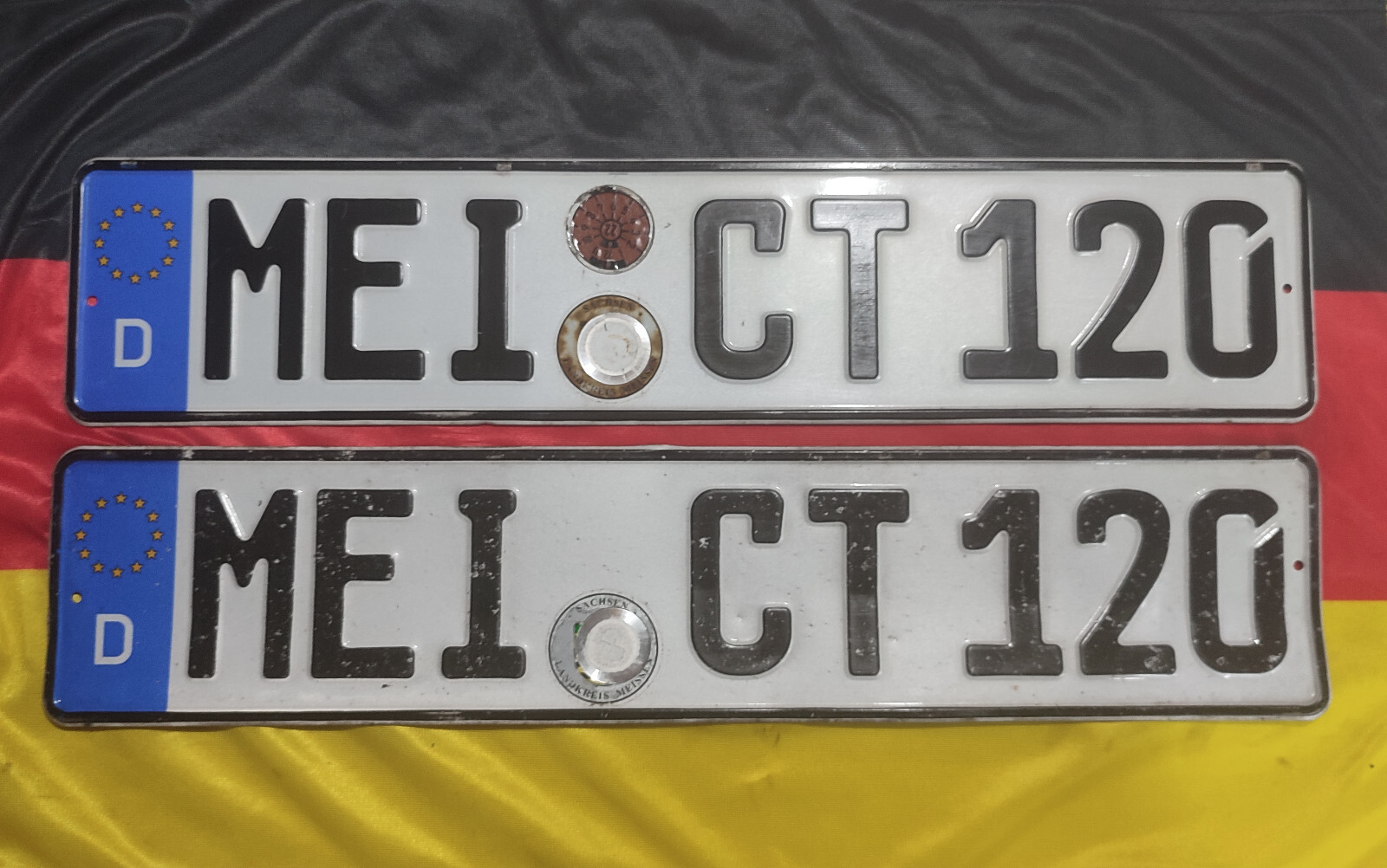 Germany German License Plates - Meißen – Sachsen