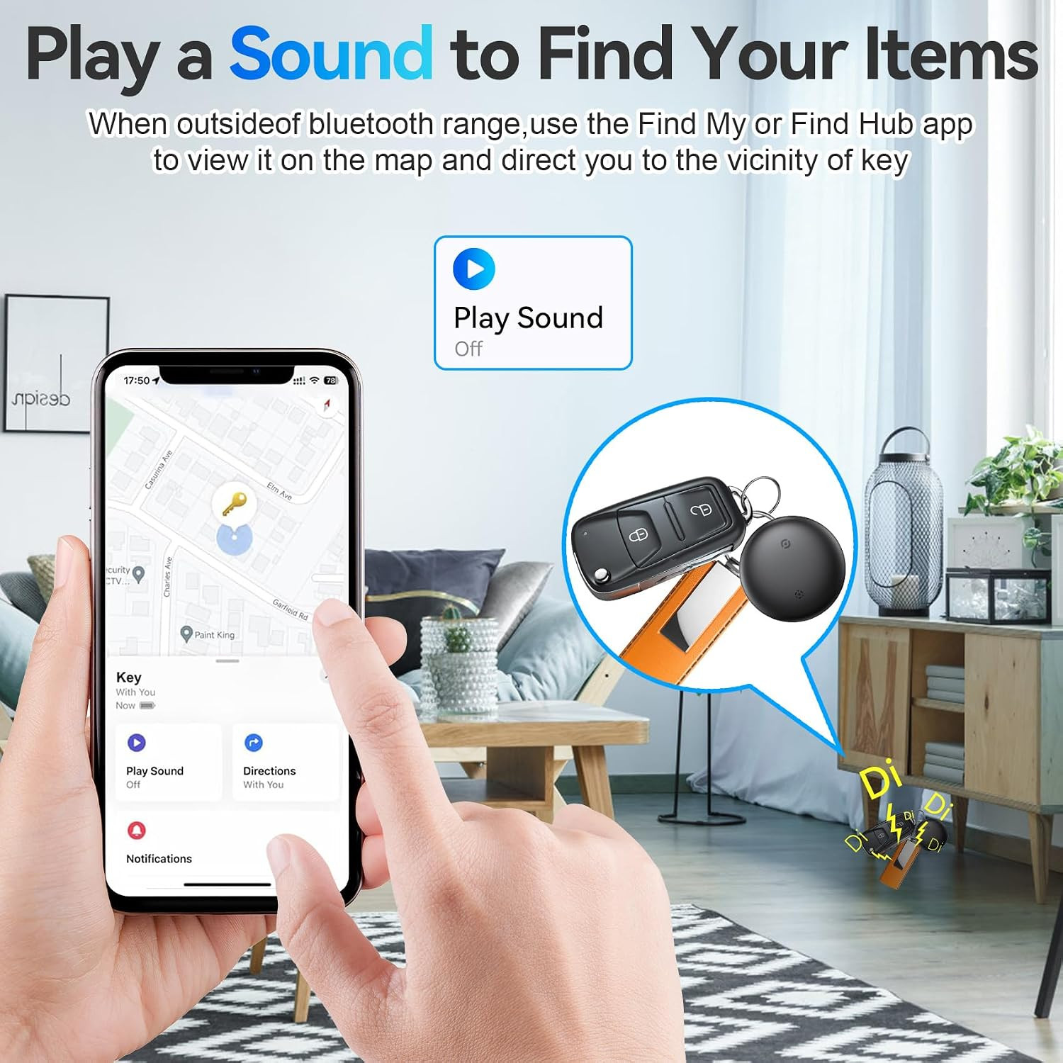 Air Tracker Tags for Android or Ios, Dual System Air Smart Tags-4 Pack, Compatib