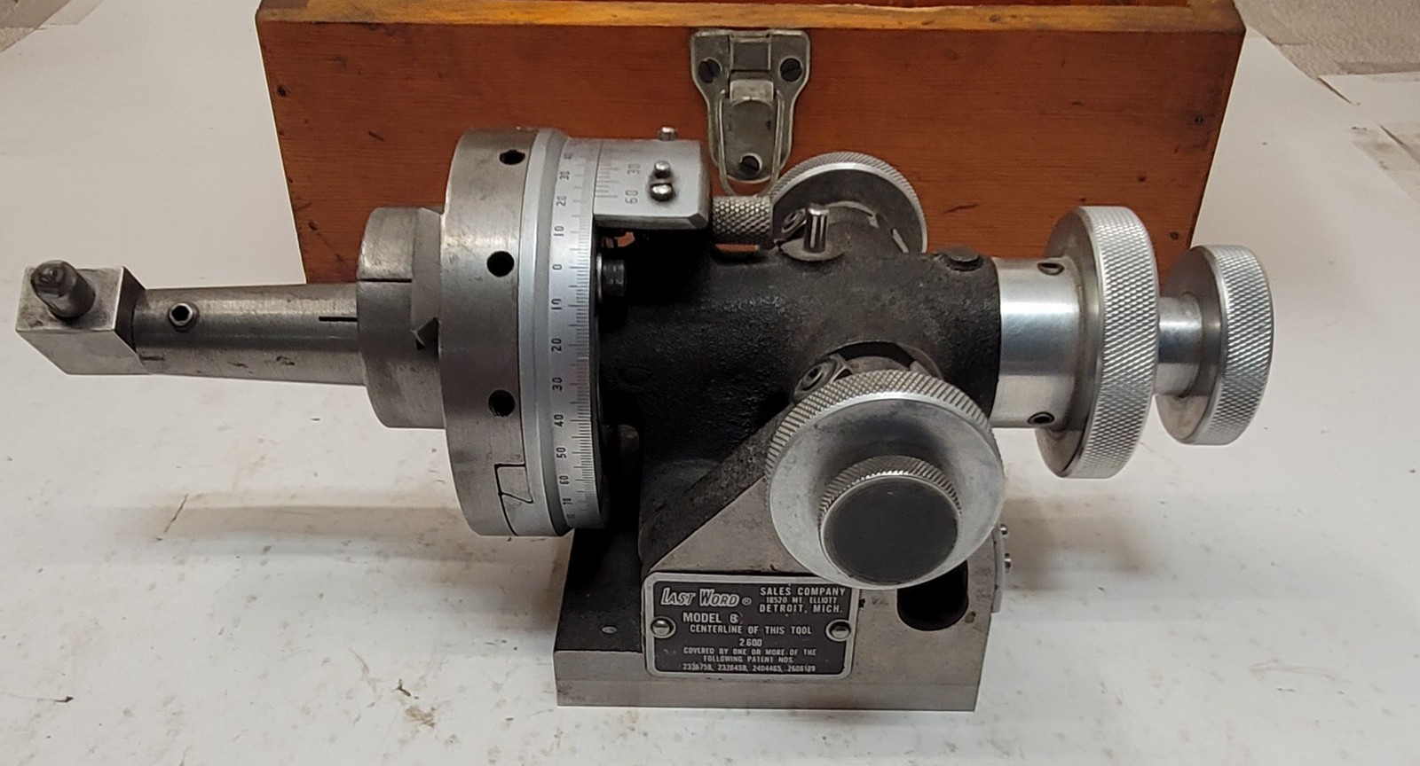 Last Word Model B Tangent Grinding Wheel Dresser with Case