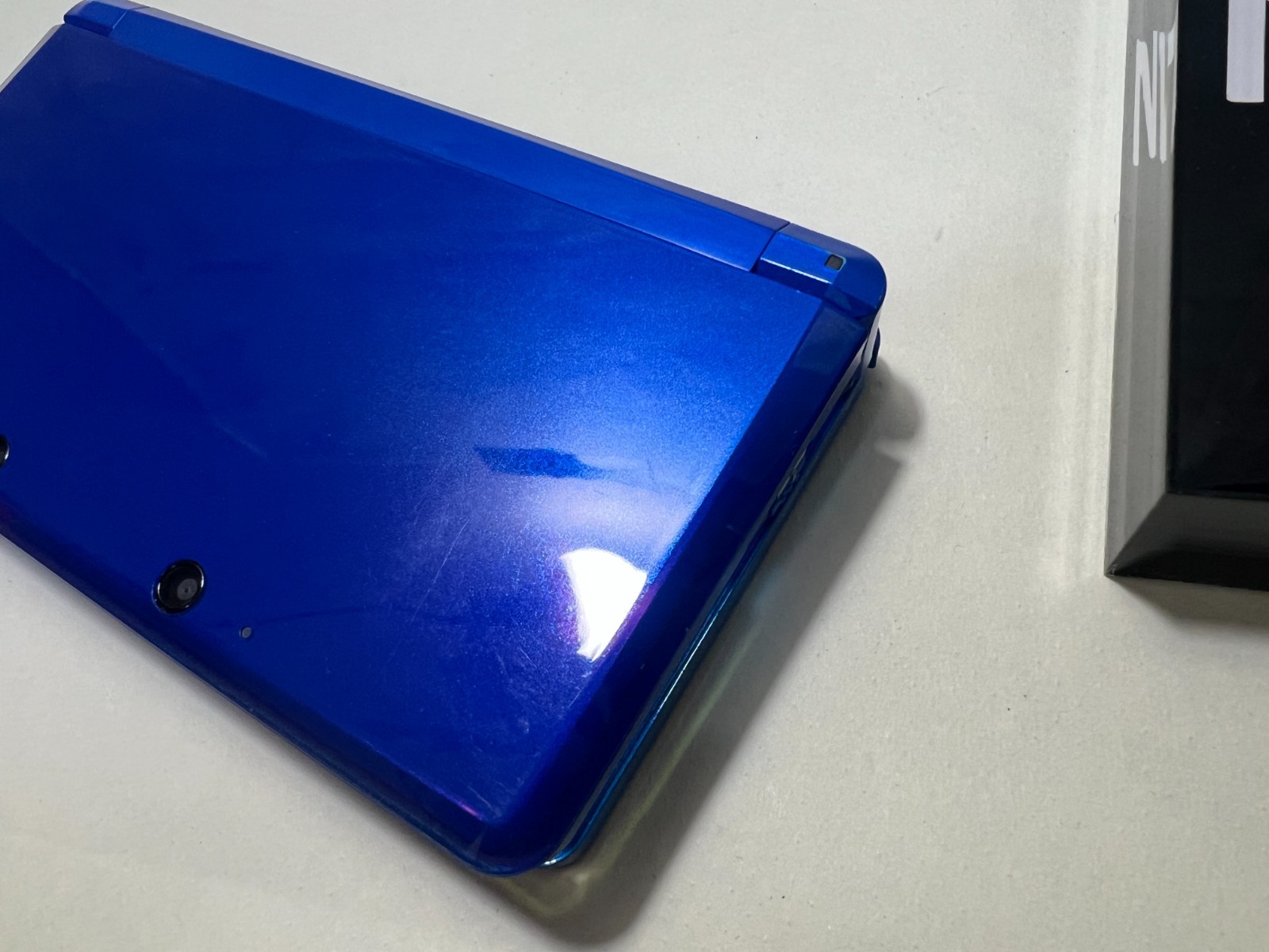 Nintendo 3DS Cobalt Blue Console Complete In Box Tested Working Excellent