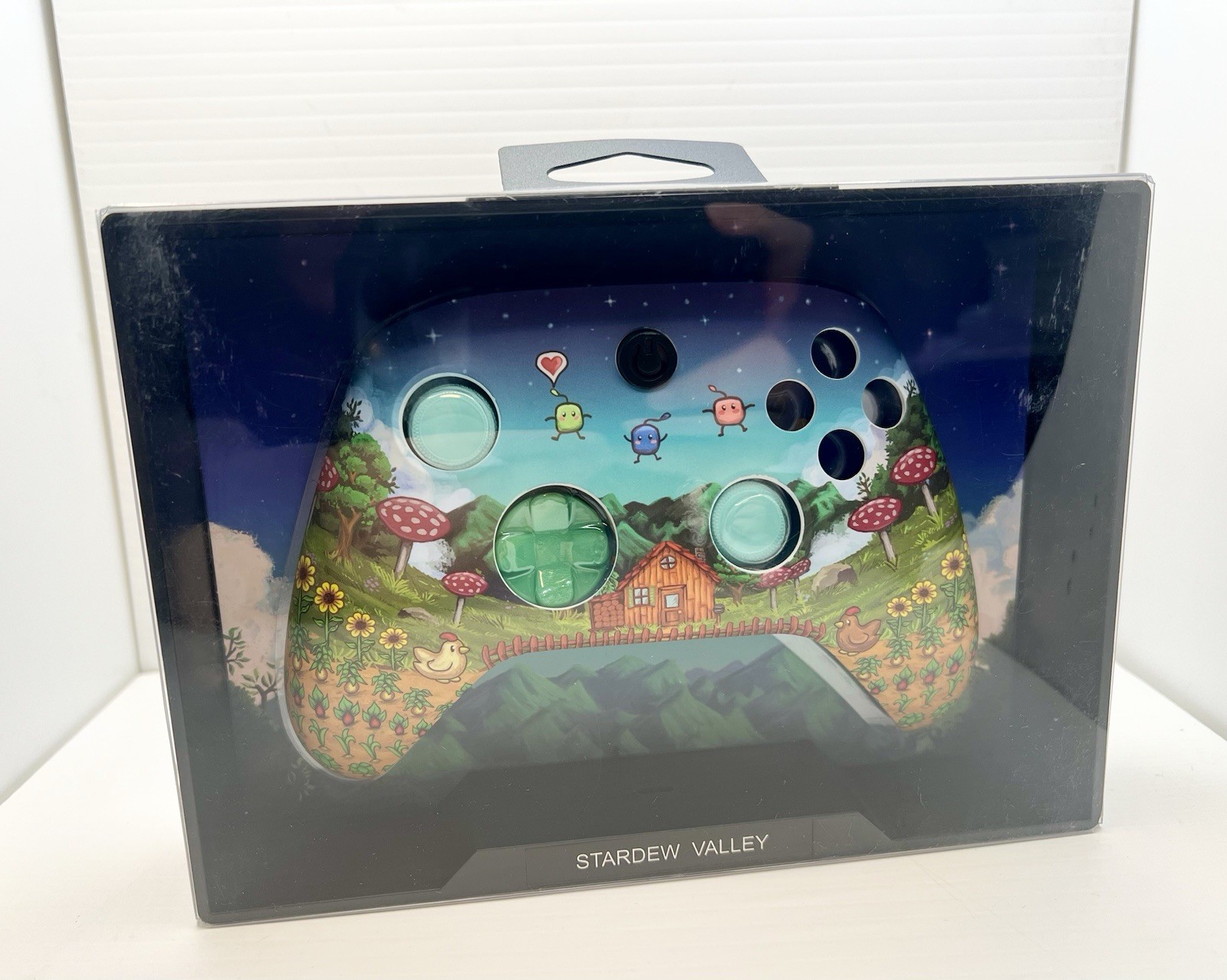Framed Stardew Valley Candy Con FACE PLATE Controller COVER & Thumb Sticks - NIB
