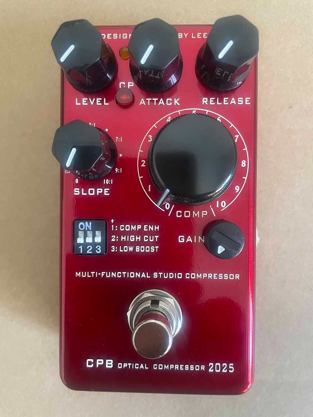CPB Optical Compressor Pedal Multifunctional Studio for Electric Guitar & Bass