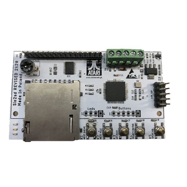SIO2SD SD Card Reader starter set (device+cable+card) for Atari XL/XE (Lotharek)