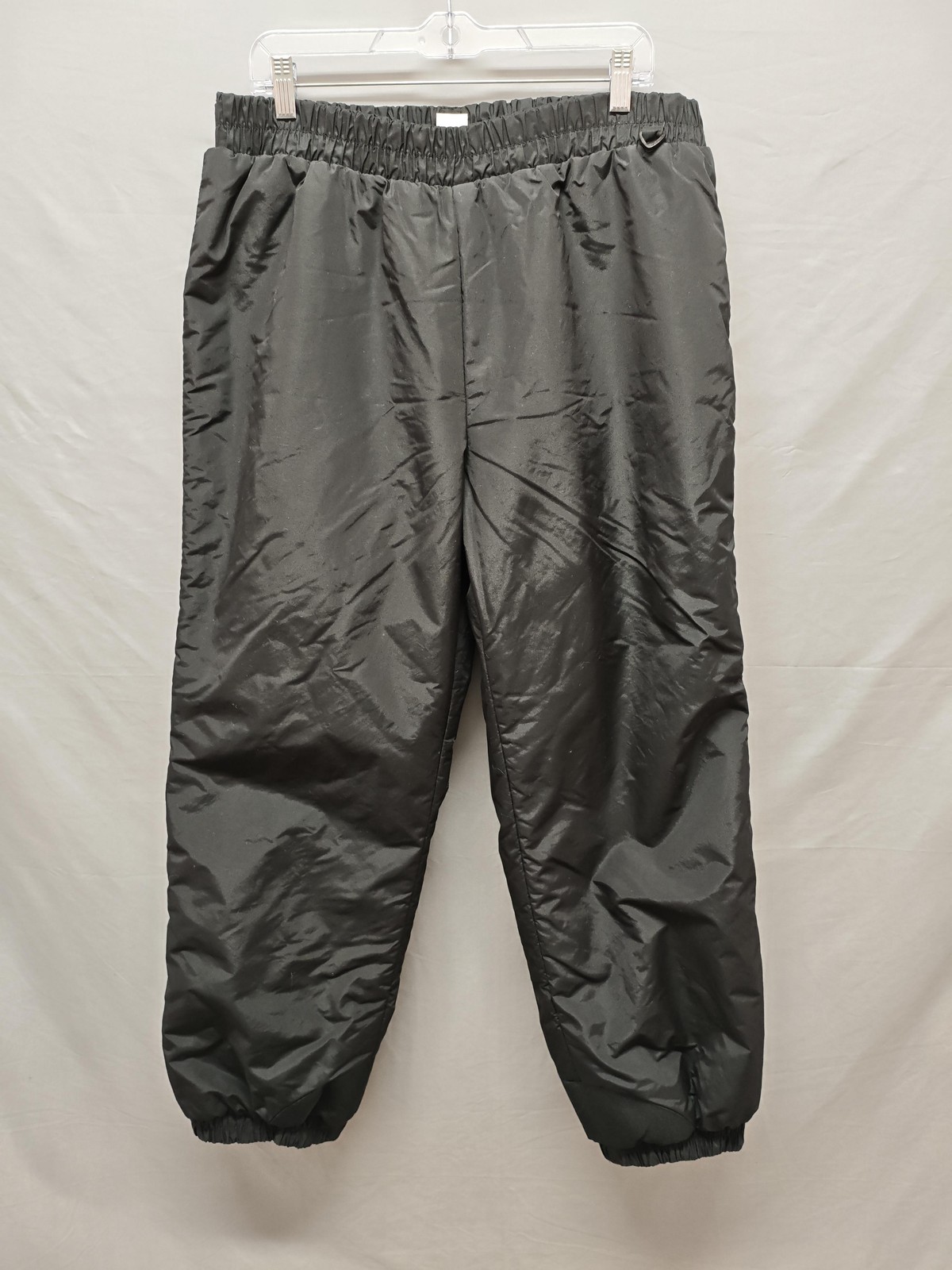 Columbia Pants Mens XL Black Nylon Snow Ski Insulated Elastic Waist Cuffs Warm