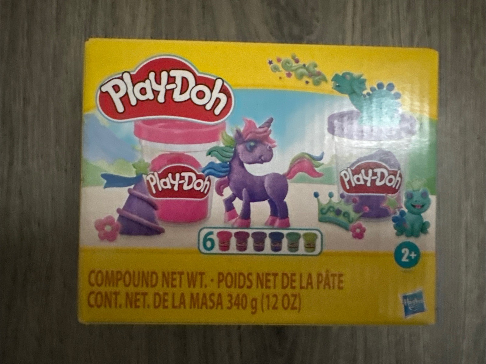 Play-Doh Sparkle Collection Set: 6 Non-Toxic Colors Blue Green Purple Pink