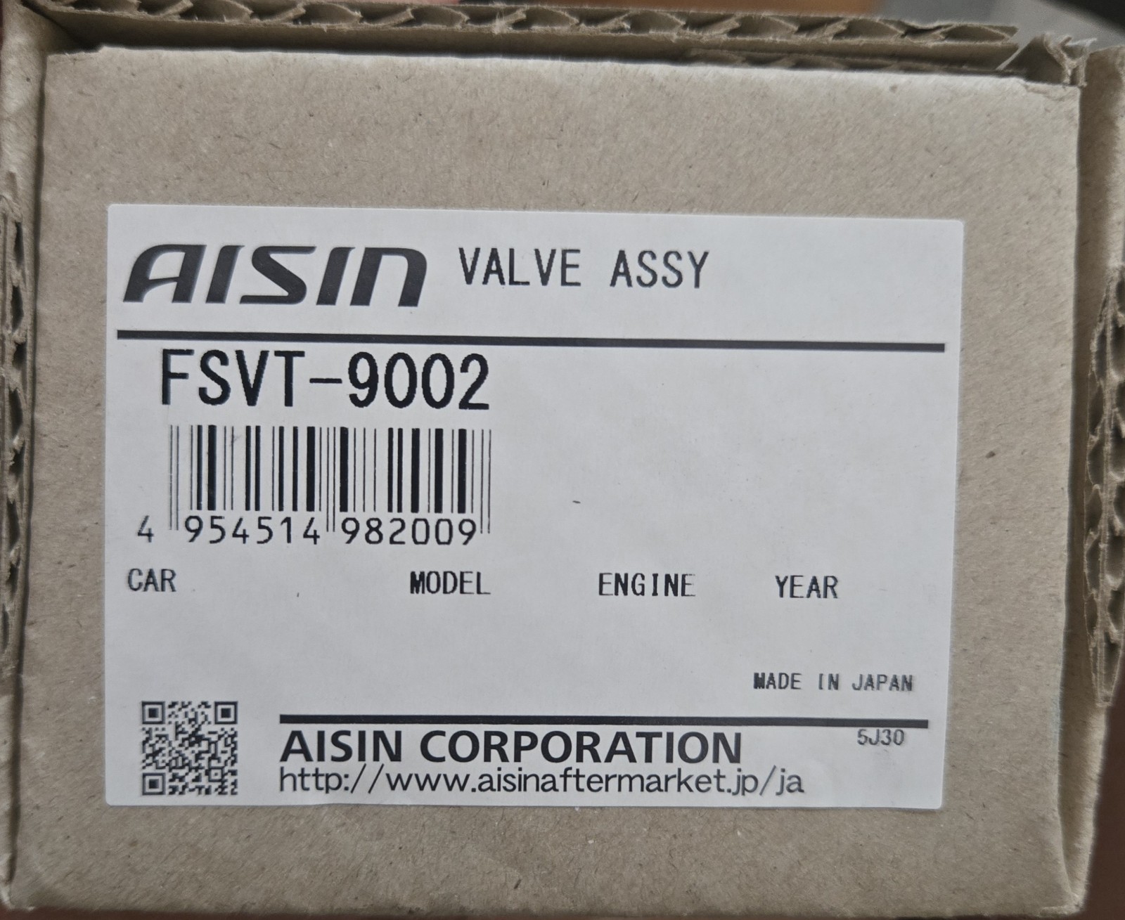 AISIN GENUINE FSVT-9004 Engine Coolant Control Valve