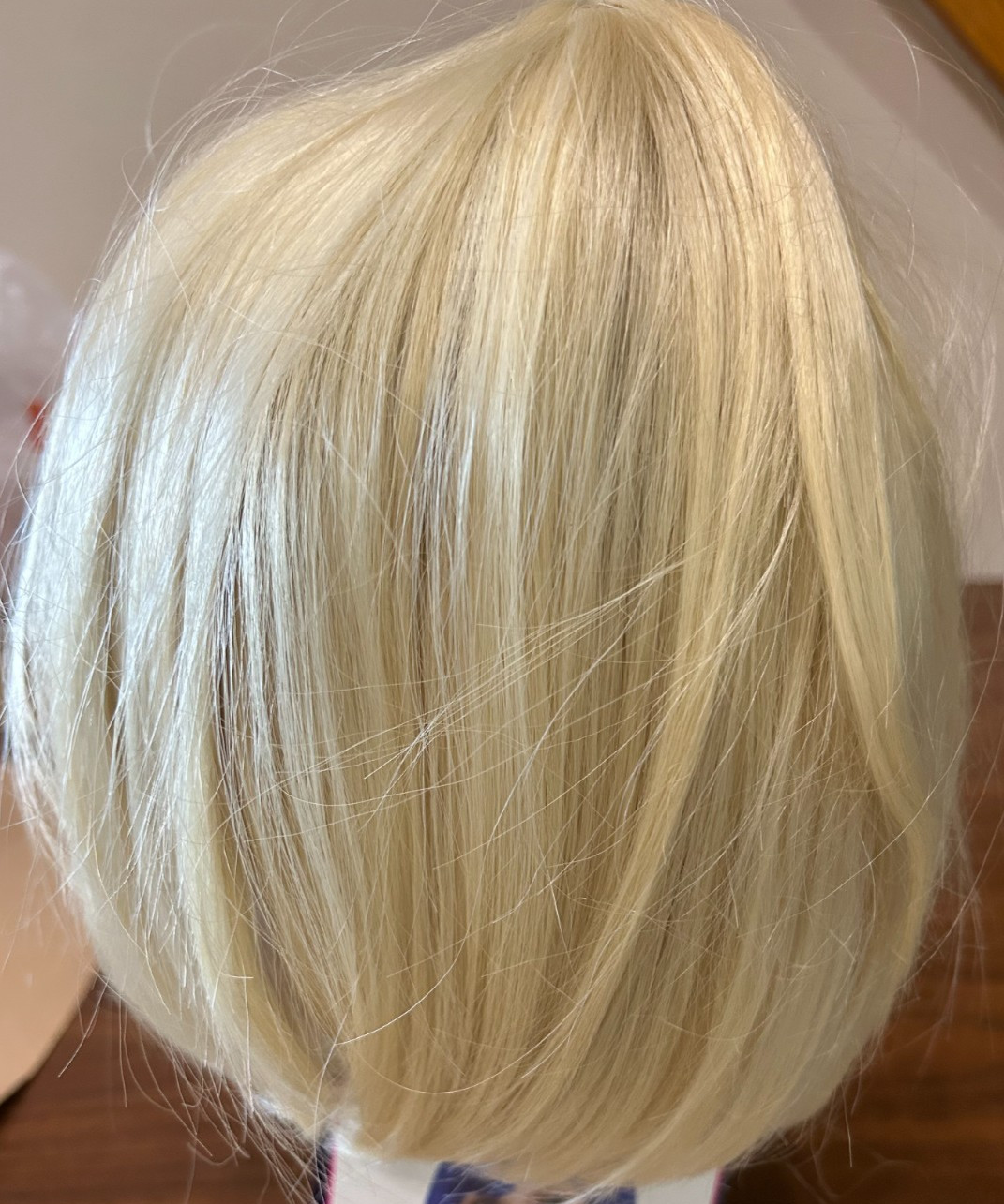 Straight Blonde 12" Hair Wig for Costume NEW w/ Tag HS RAZ Mane Muse West Bay