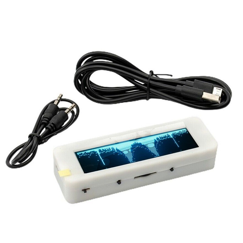 OLED Music Spectrum Display Analyzer Audio Level Indicator VU METER 2025 3.12in