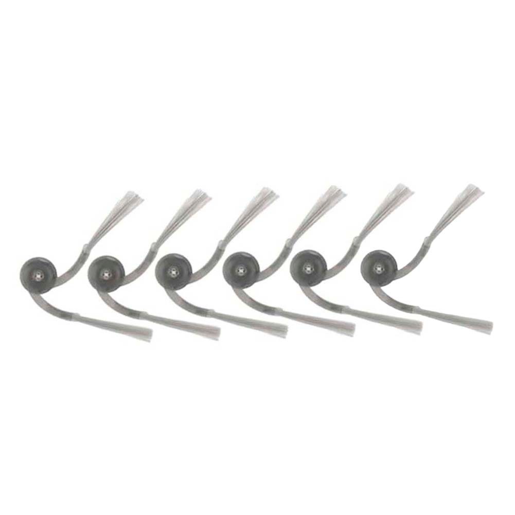 6 Replacement Side Brushes Nylon for Roborock QV35A/QV35S/Qrevo L Grey 92mm