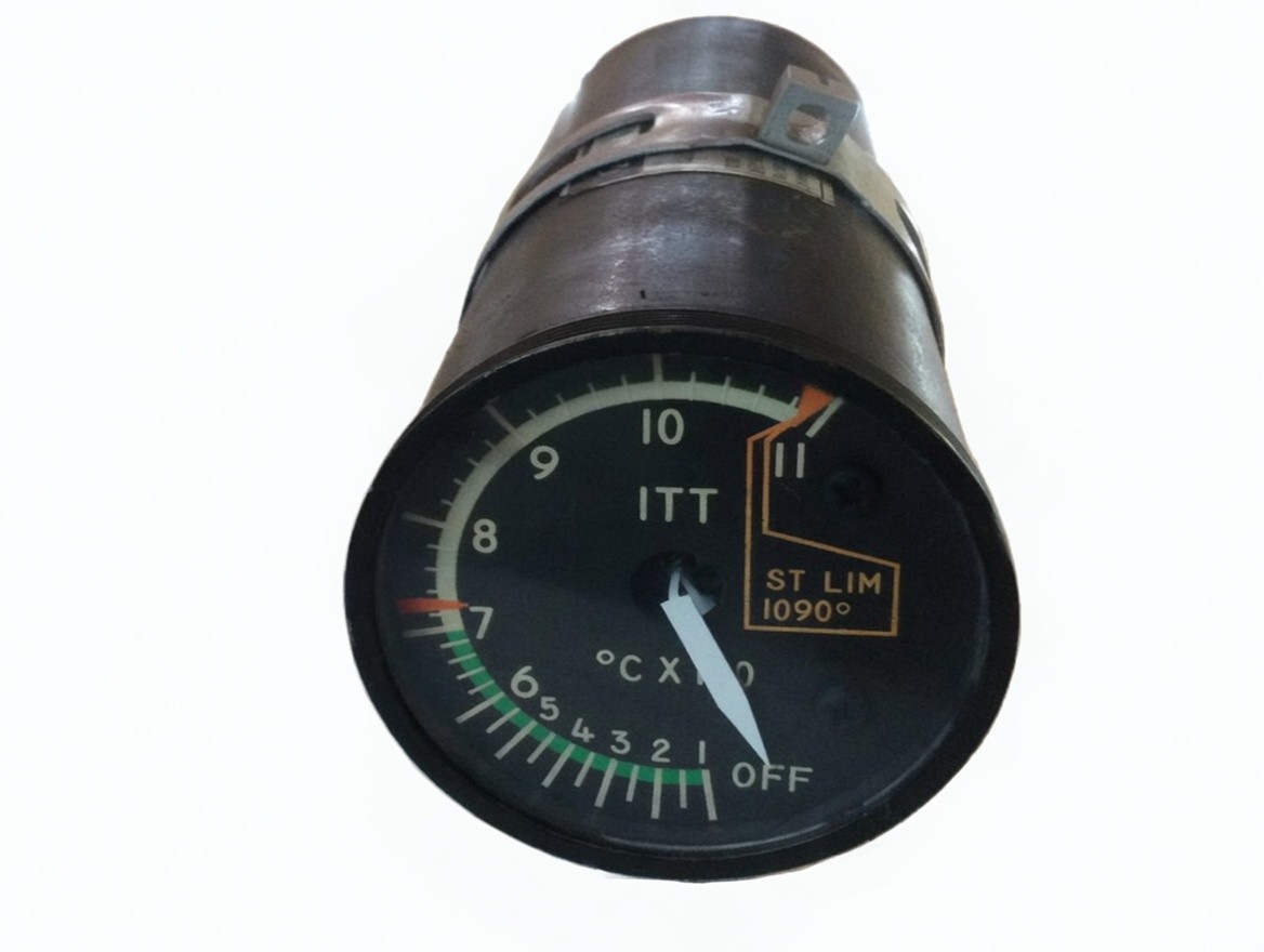 Cessna Gull ITT Indicator 9910452-1/ 208-905-001 Turbine Engine Gauge 28V-Tested