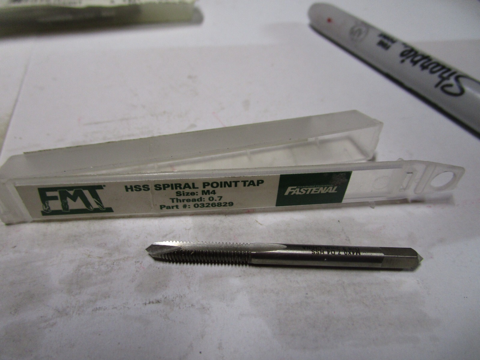 M4-0.7 HSS 2 Flute D4 Plug Spiral Point Tap