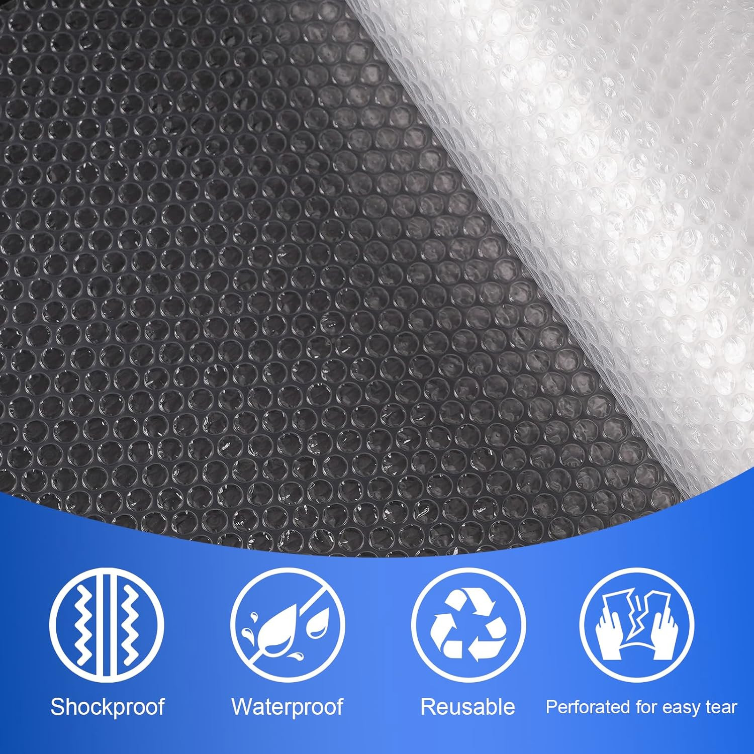 12 Inch X 72Ft - 2 Pack Total Small Thin Bubble Cushioning Wrap for Extra Protec