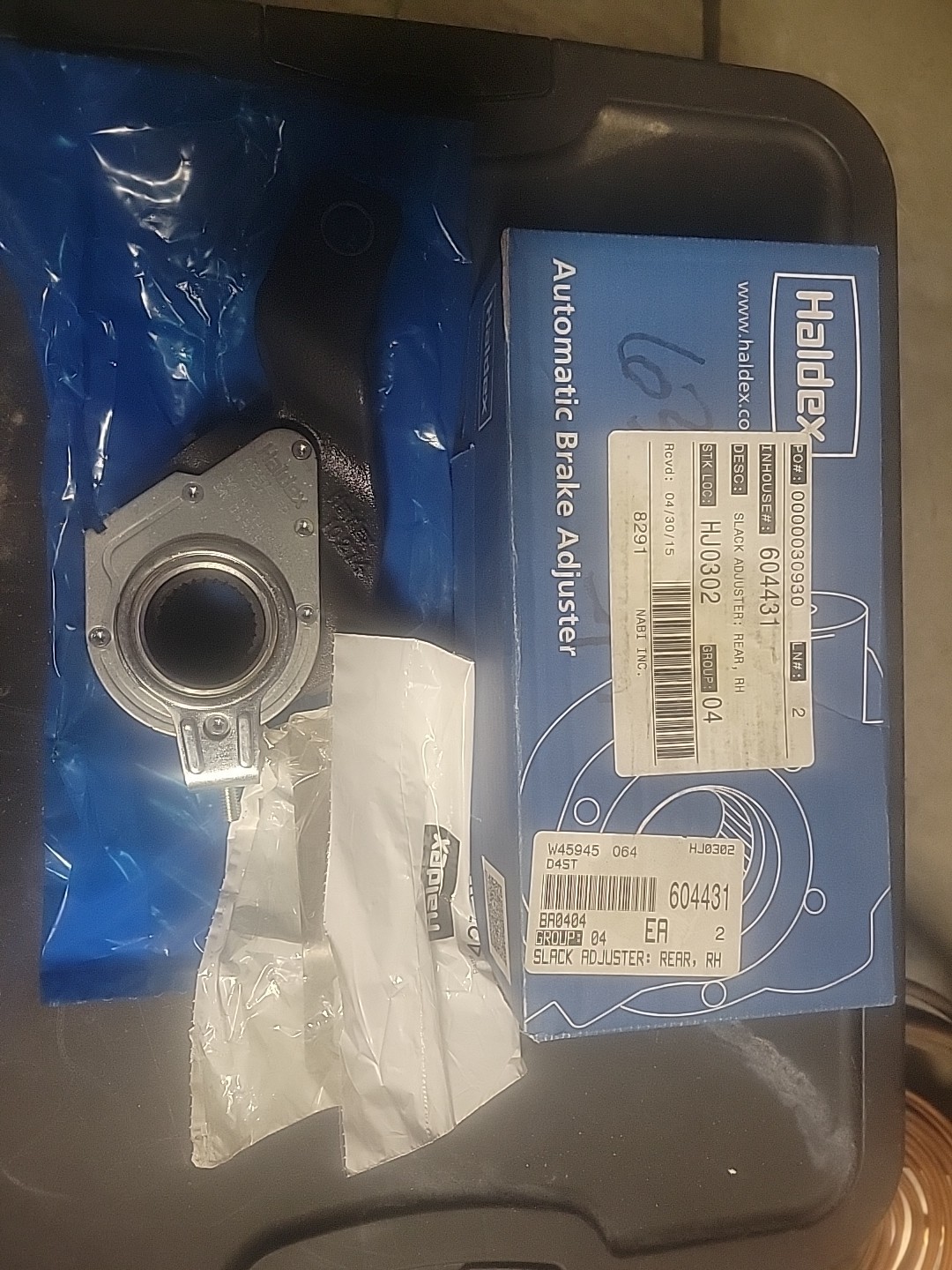 Haldex 41910881 Air Brake Manual Slack Adjuster 10274