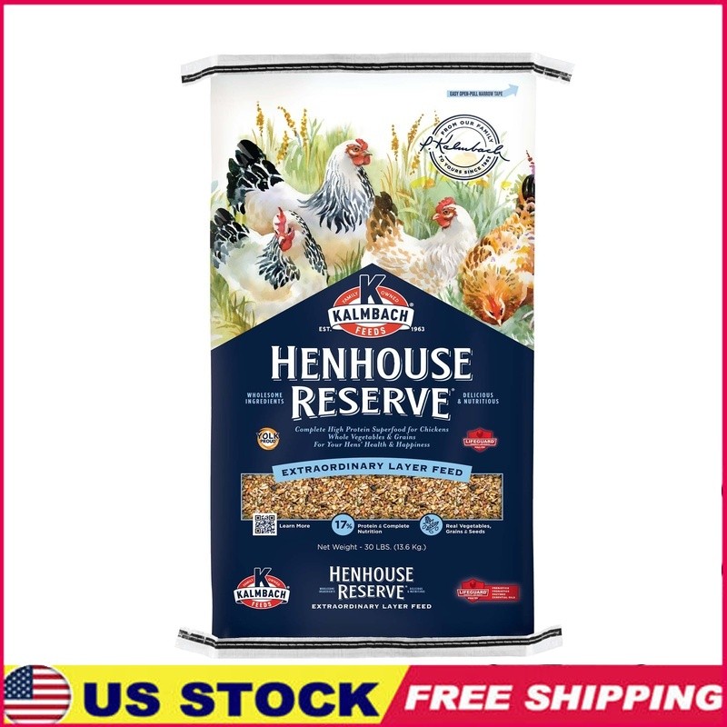 Henhouse Reserve Chicken Feed Superfood Hens Natural Ingredients 30 lb New