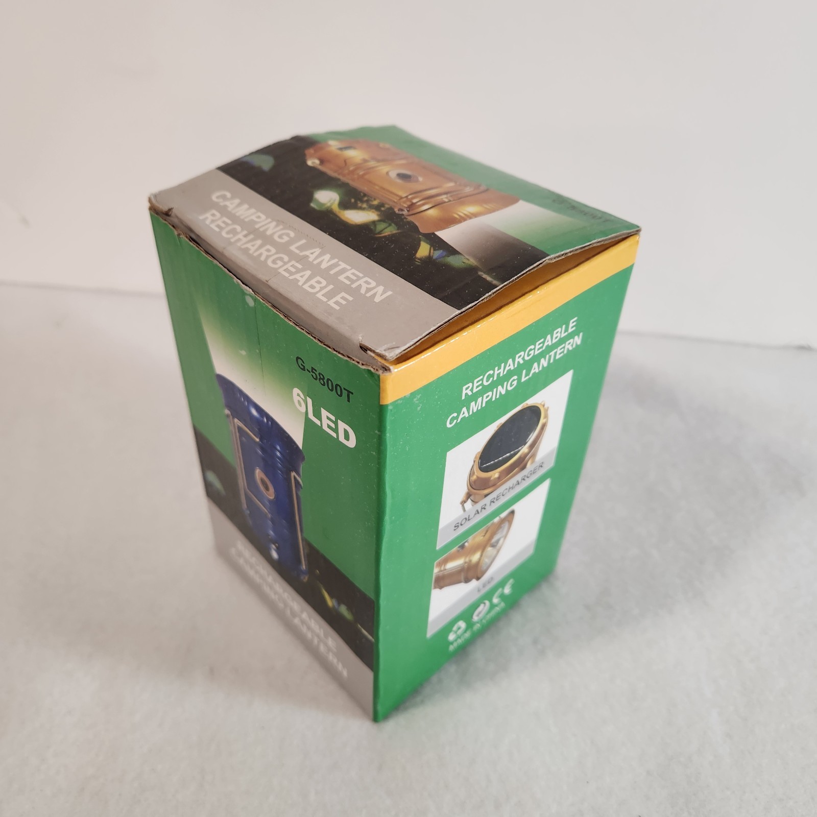 LED Camping Lantern, Solar and Rechargeable Lantern Flashlight