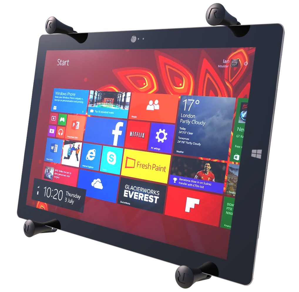 RAM Mounts X-Grip Holder for Large 12" - 13" Tablets - RAM-HOL-UN11U