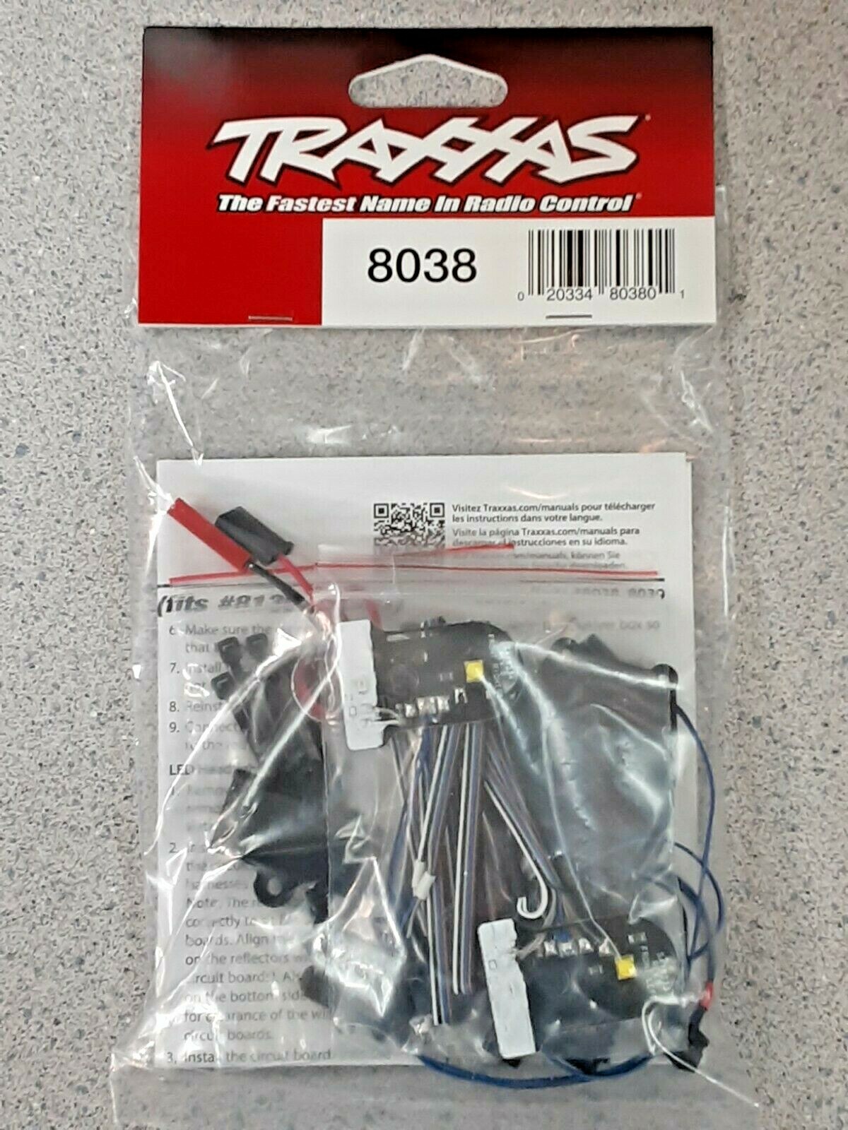 Traxxas 8038 TRX-4 1979 Chevrolet Blazer Complete LED Light Set w/Power Supply