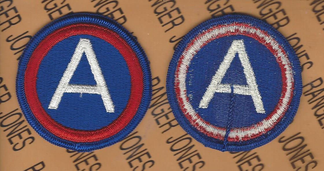 US Army 3rd Third Army Command ~2.5" dress uniform patch m/e