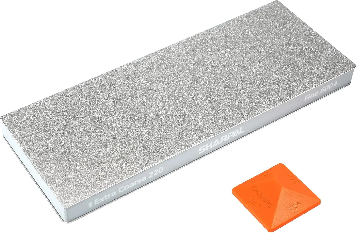 SHARPAL 169H Large 8" x 3" Dual-Grit Diamond Sharpening Stone | Extra-Coarse 220