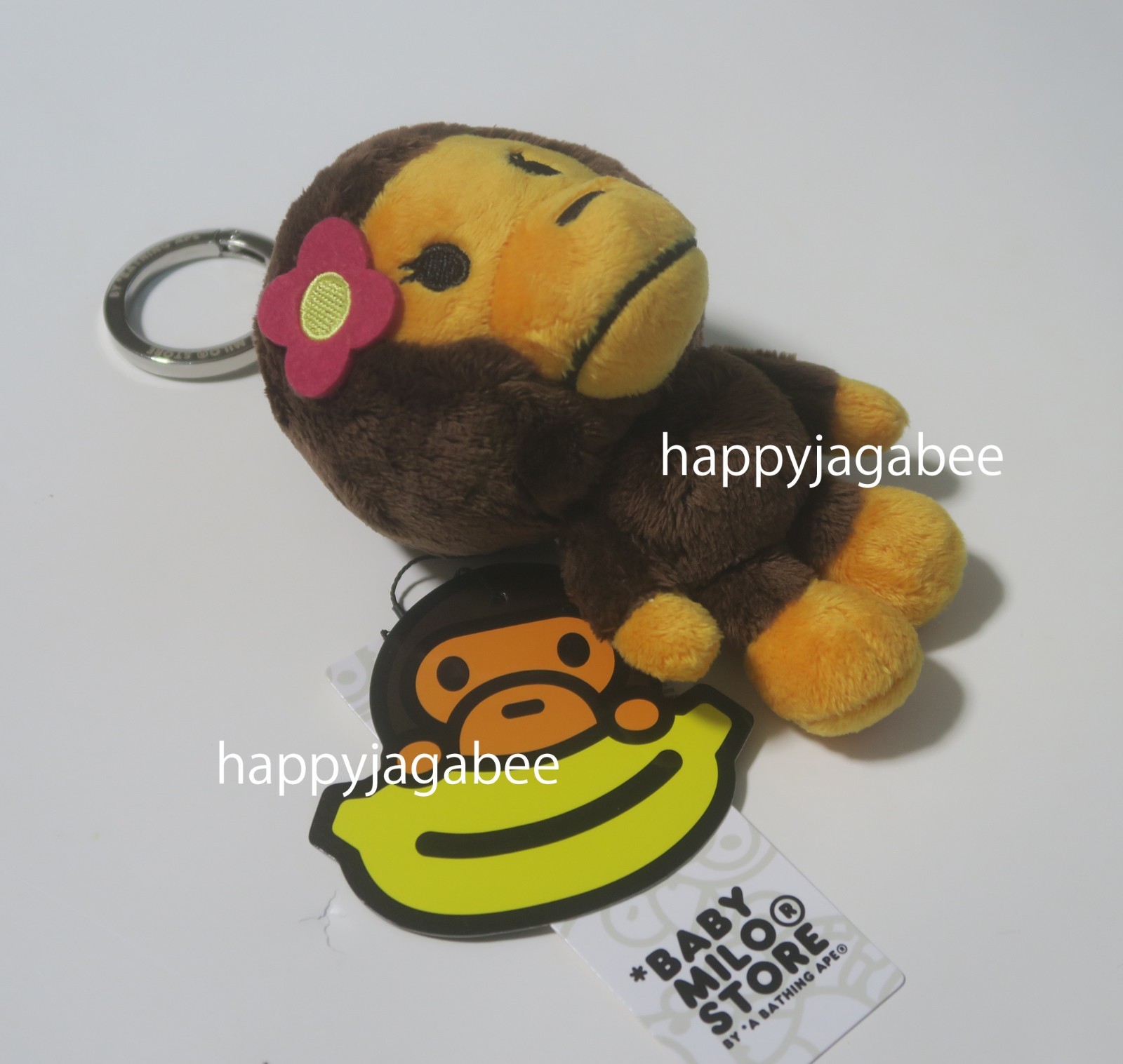 * A BATHING APE BABY MILO STORE Goods BABY LISA PLUSH DOLL KEYCHAIN AL70182306