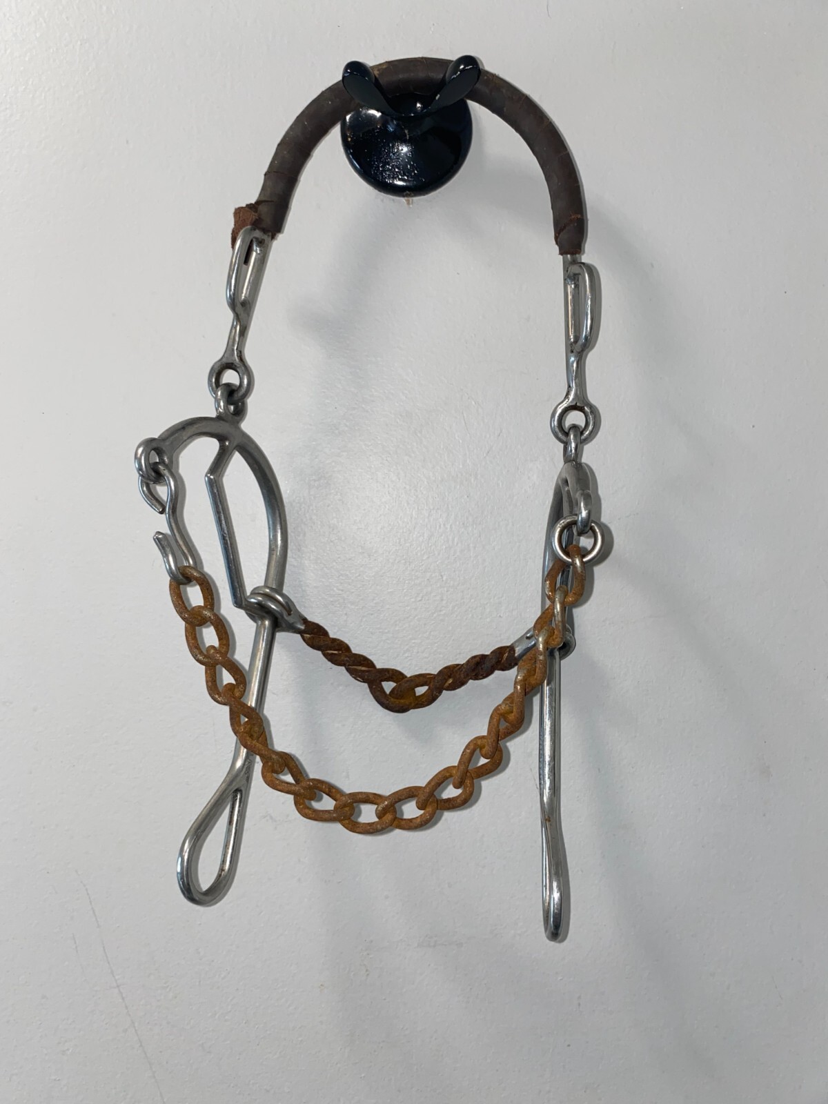 5'' PARTRADE COMBO WESTERN BIT LEATHER WRAPPED NOSE