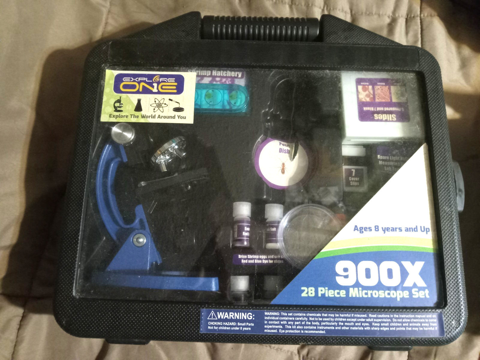 Explore One 900x 28 Piece Microscope Set