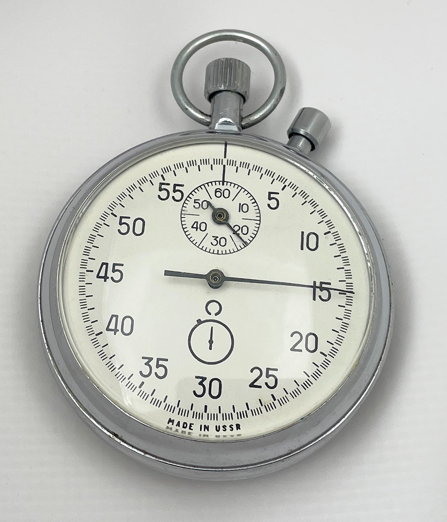 AGAT 4295 USSR Soviet stop watch stopwatch Chronometer 16 jewels #4647