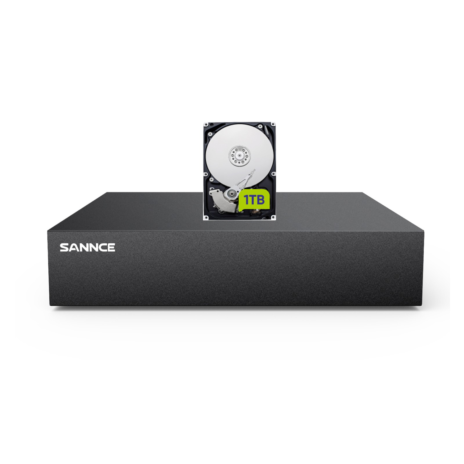 SANNCE HD 1080p Lite 8CH DVR 1TB Video Recorder for CCTV Security Camera System
