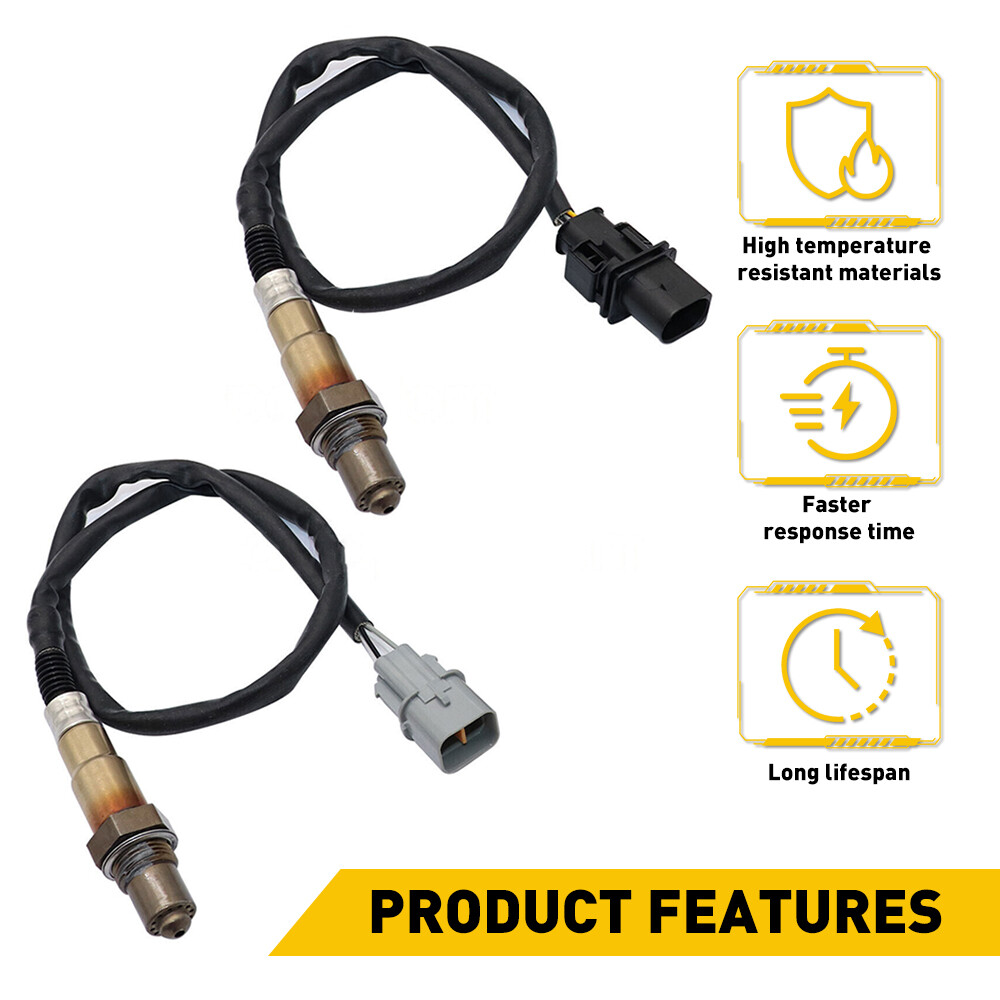 2pcs Oxygen Sensor O2 For 12 13 14 15 16 17 Hyundai Accent Veloster Kia Rio 1.6L