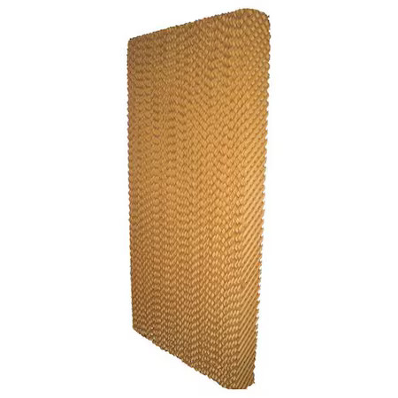 Zoro Select 4Kcc8 Evaporative Cooling Pad, Kraft Paper, 60 In H X 12 In W X 2,