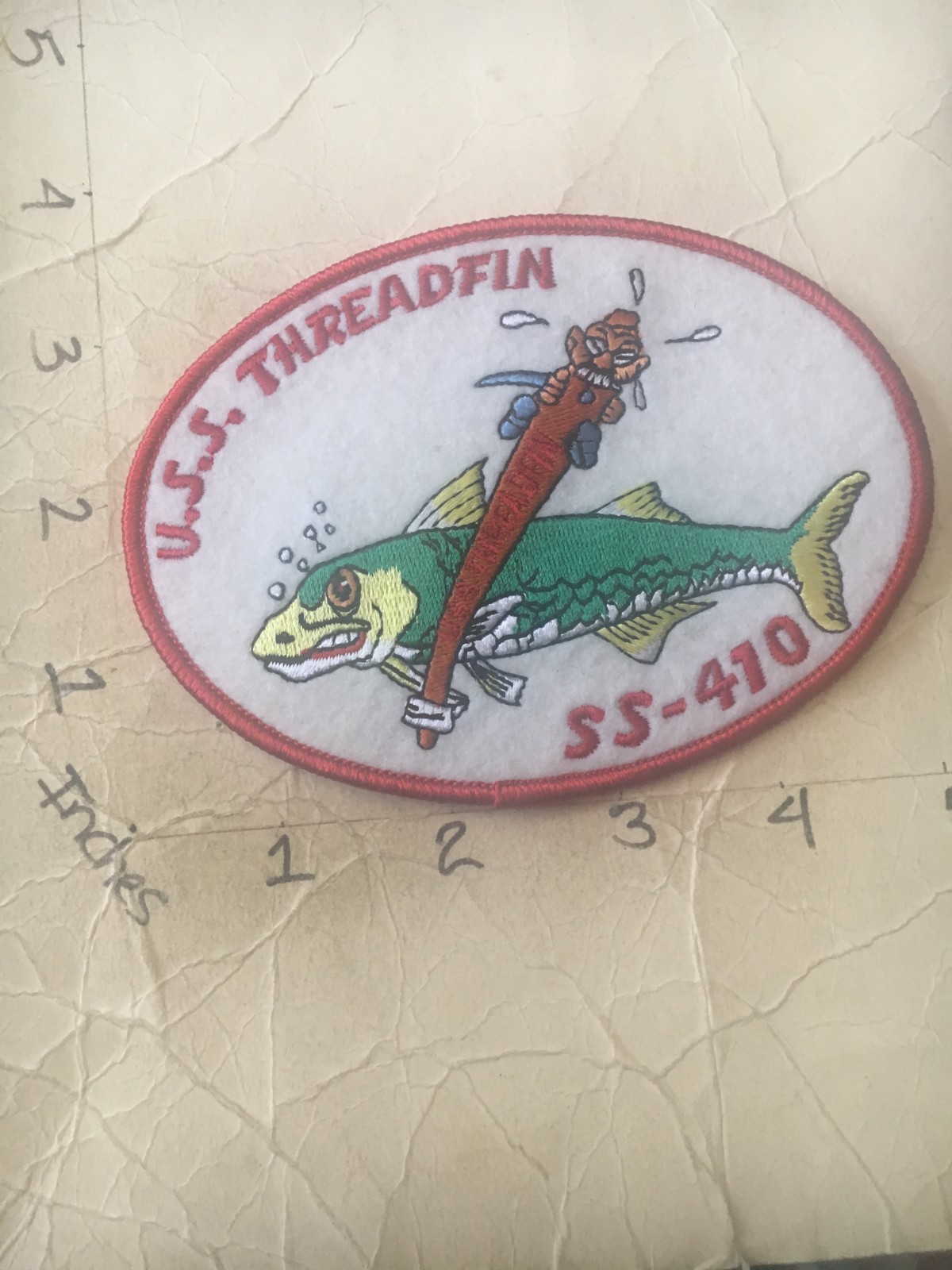 US NAVY USS Threadfin SS-410 Submarine Patch 8/8/25