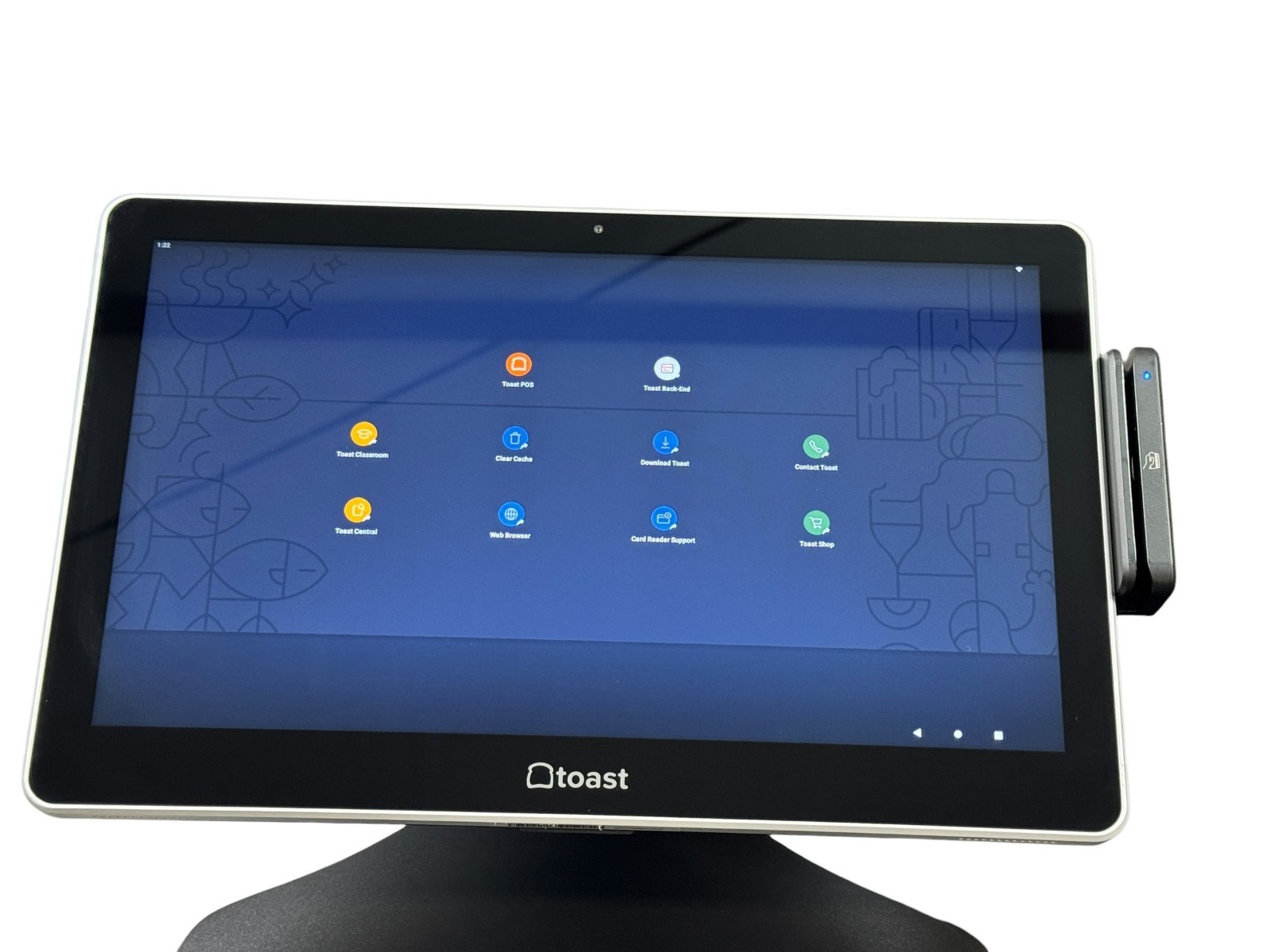 Toast POS System TT200 Touchscreen POS w Guest Screen, Card Reader & Printer